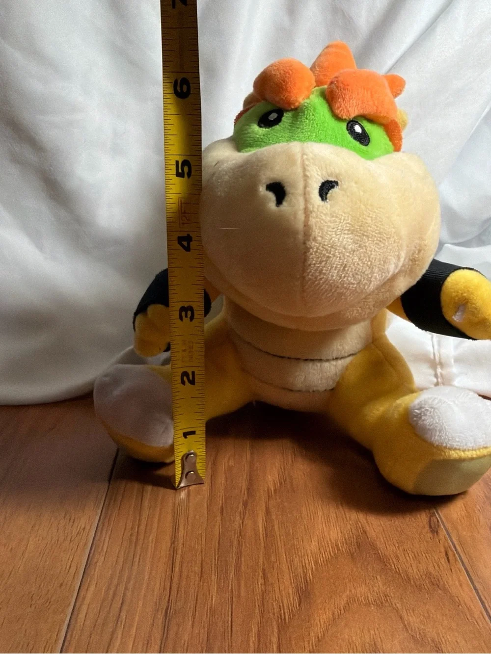 Super Mario Bowser Jr. Plush San-Ei Nintendo 7”